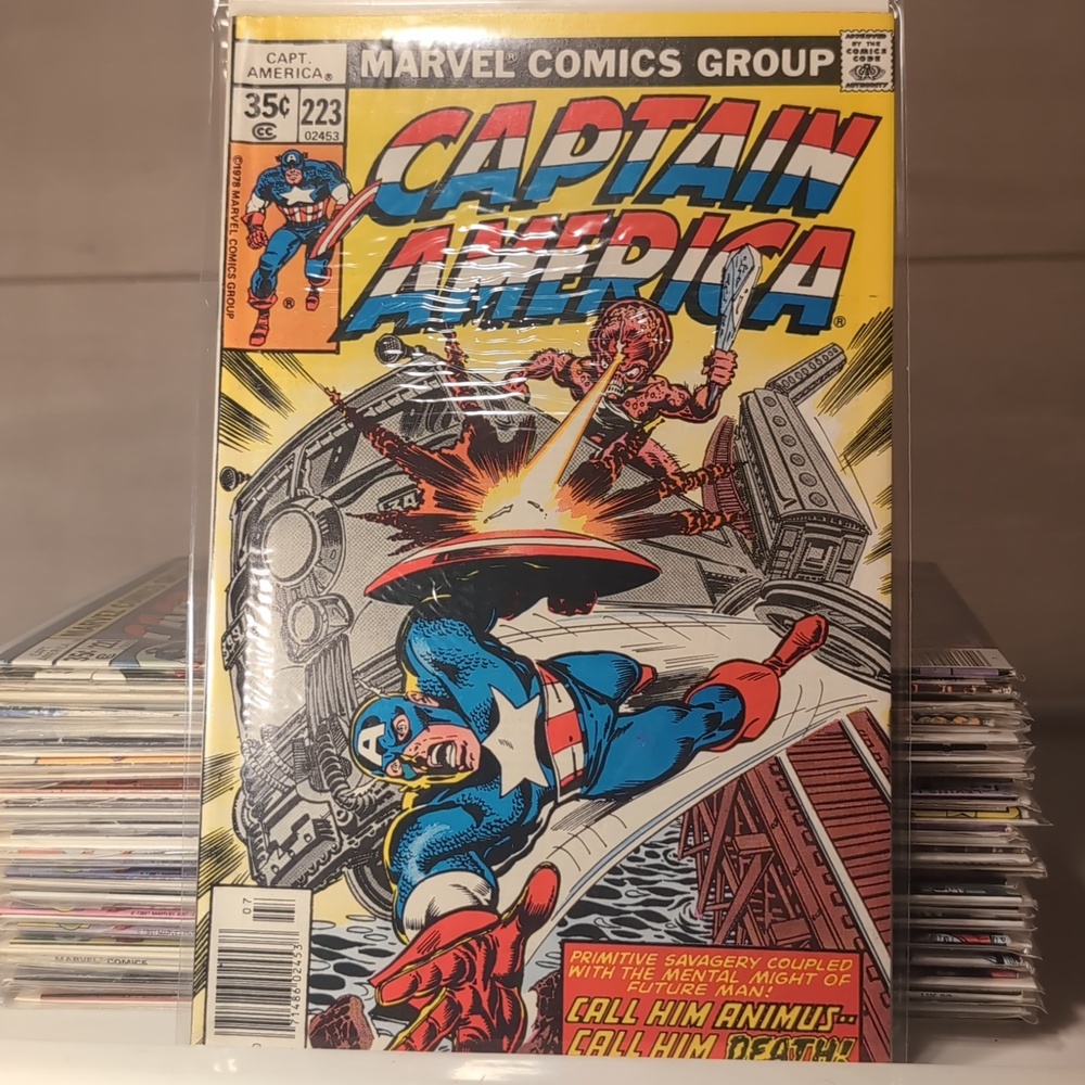 Captain America volume 1 issue 223 Newsstand Edition